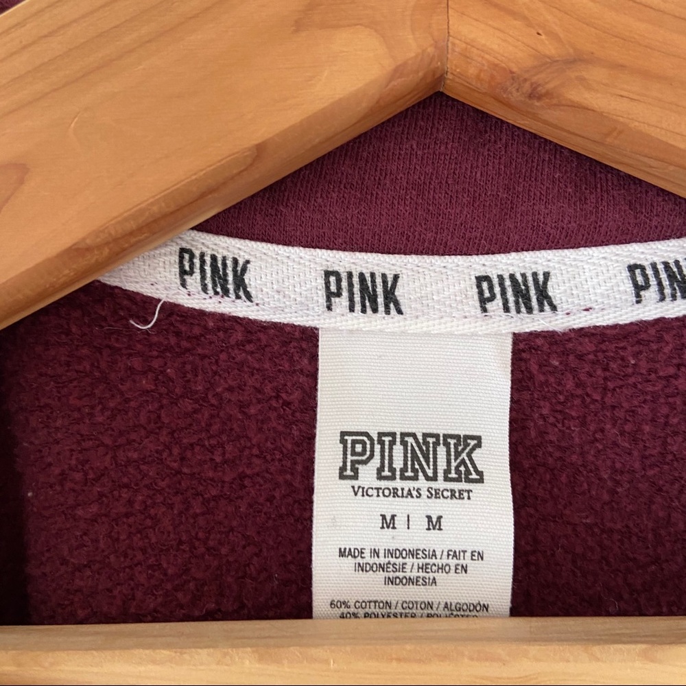 PINK Victoria’s Secret 1/2 Zip Pullover Sweatshirt - Picture 5 of 5